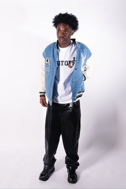 Denim HXH CHROLLO  Varsity Jacket