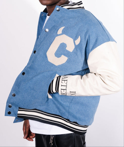 Denim HXH CHROLLO  Varsity Jacket