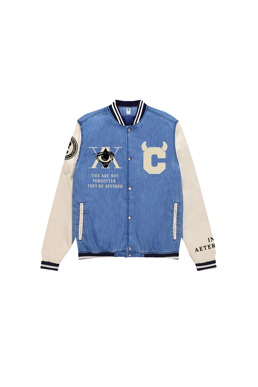Denim HXH CHROLLO  Varsity Jacket