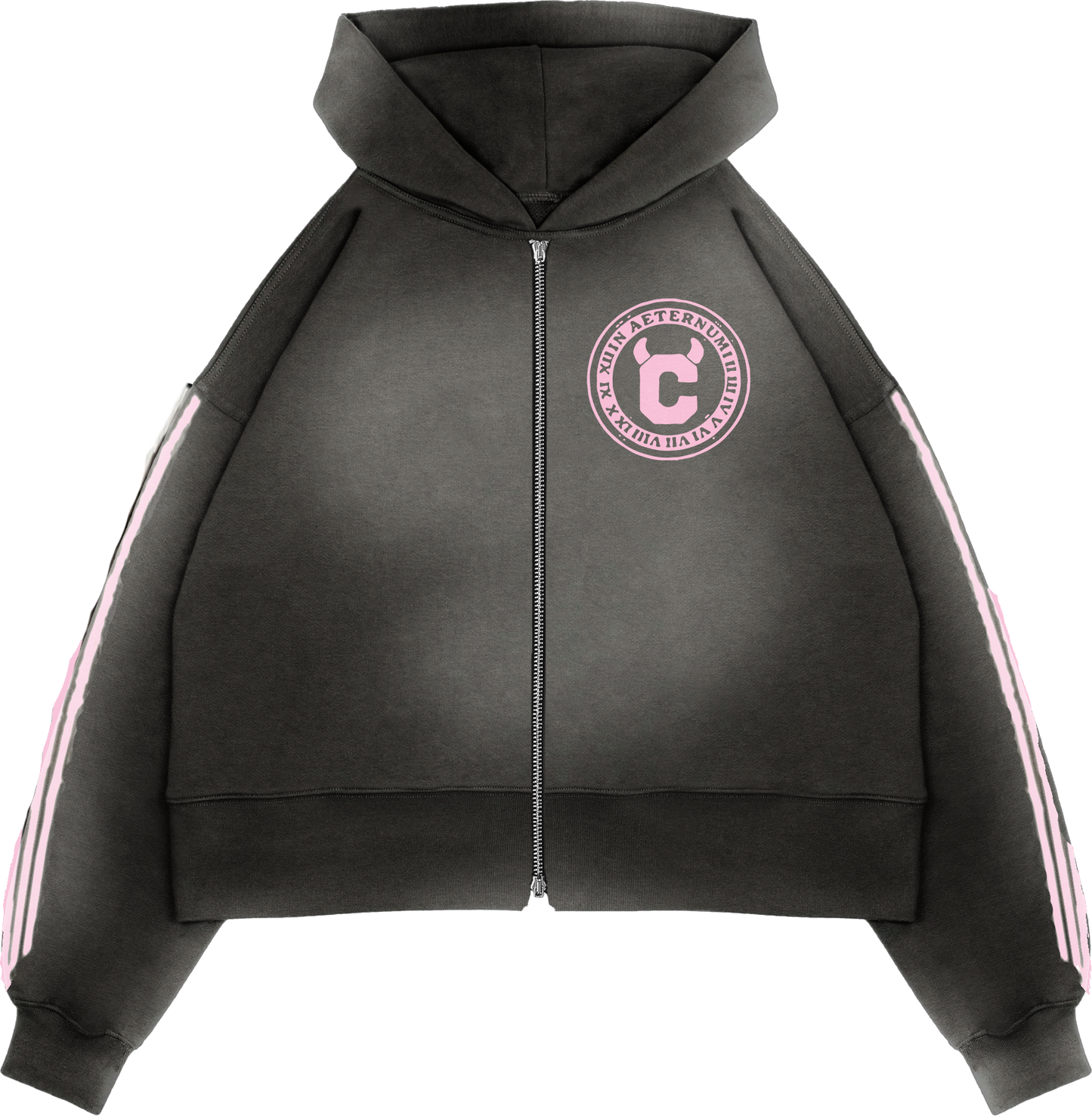 Track Pink Racer Hooded Sweater
